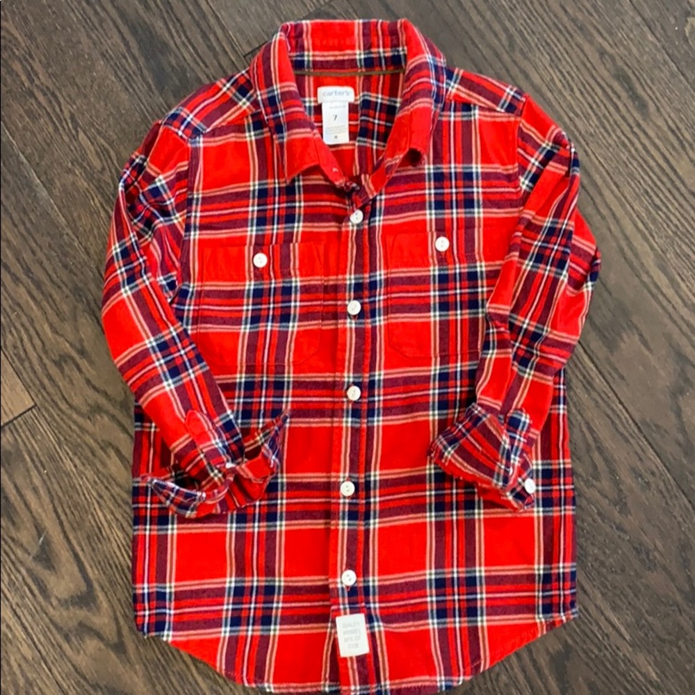 Boys Carter’s flannel